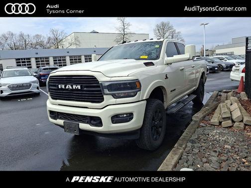 Pearl White 2020 RAM 2500 Laramie Crew Cab 4x4 6'4' Box