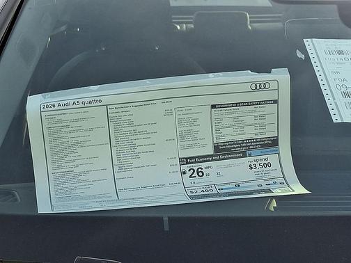 Daytona Gray Metallic 2026 Audi A5 Premium Plus TFSI quattro S tronic