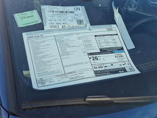 2026 Audi S3 TFSI quattro S tronic