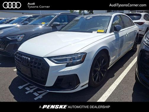 Glacier White 2023 Audi S8 4.0T