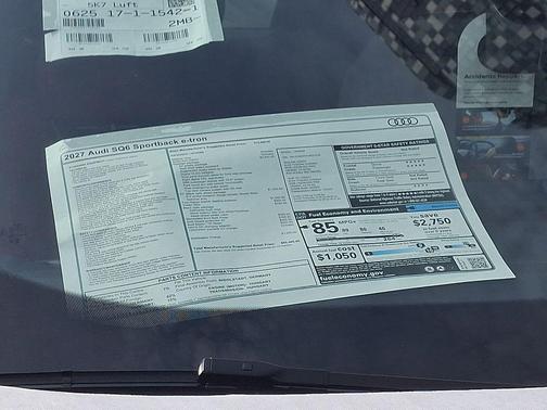 G5g5 2027 Audi SQ6 e-tron Sportback Prestige quattro