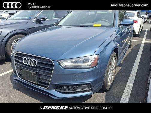 Blue 2015 Audi A4 2.0T Premium