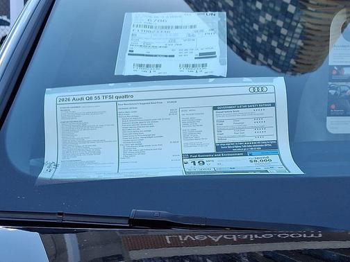 Mythos Black Metallic 2026 Audi Q8 55 Premium Plus