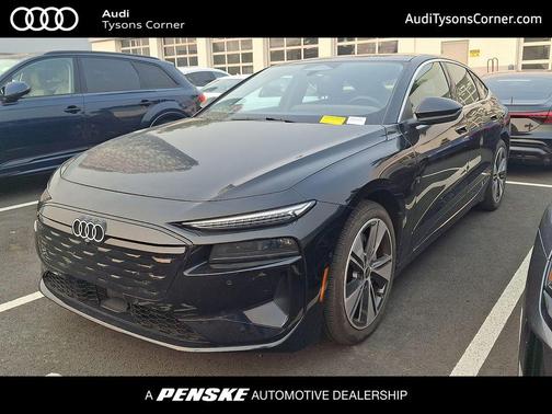 Black Metallic 2025 Audi A6 e-tron Premium Plus