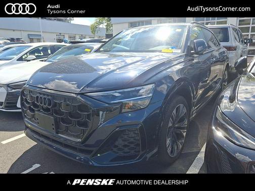 Waitomo Blue Metallic 2025 Audi Q8 55 Premium Plus