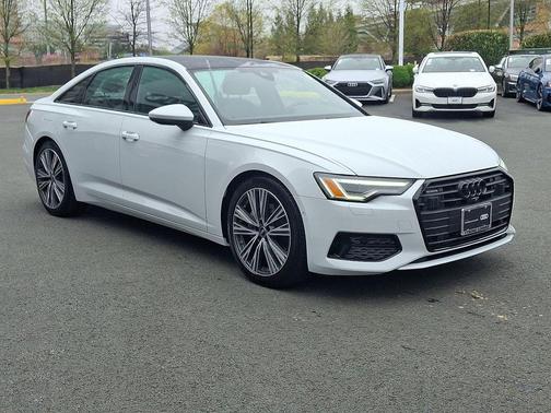 Glacier White Metallic 2023 Audi A6 45 Premium Plus
