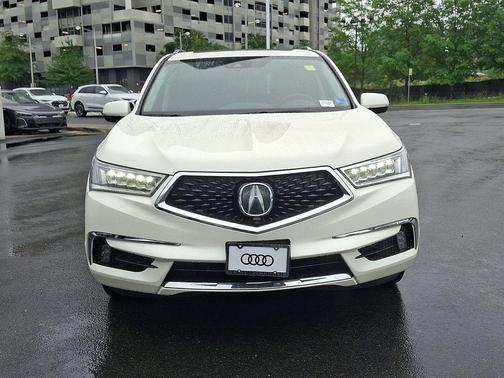 Diamond White Pearl 2017 Acura MDX Sport Hybrid w/Advance Package