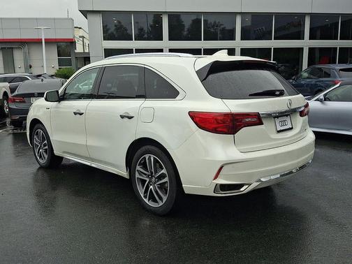 Diamond White Pearl 2017 Acura MDX Sport Hybrid w/Advance Package