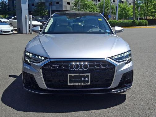 Silver Metallic 2023 Audi A8 L 55 TFSI quattro Tiptronic