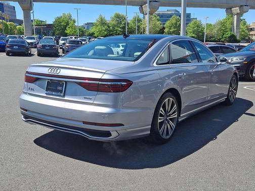 Silver Metallic 2023 Audi A8 L 55 TFSI quattro Tiptronic