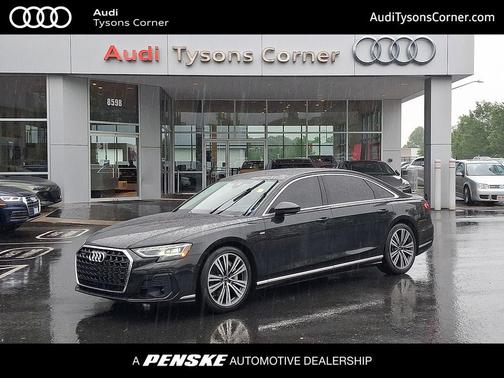 Vesuvius Gray Metallic 2023 Audi A8 L 55 TFSI quattro Tiptronic