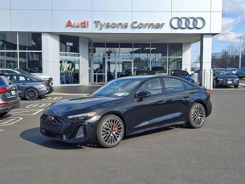 Mythos Black Metallic 2025 Audi S5 Premium Plus TFSI quattro S tronic Hatchback