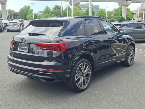 Black Metallic 2025 Audi Q3 45 S line Premium Plus