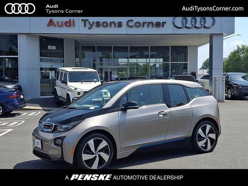 Arravani Gray w/BMW i Frozen Blue Accent 2015 BMW i3 Base w/Range Extender