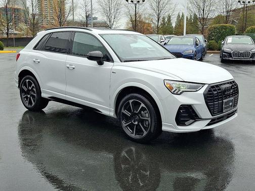Glacier White Metallic 2025 Audi Q3 45 S line Premium Plus