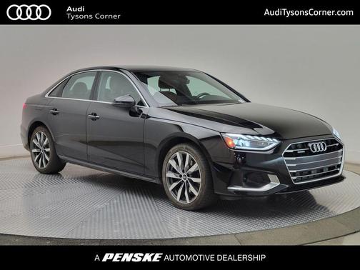 Brilliant Black 2023 Audi A4 40 Premium