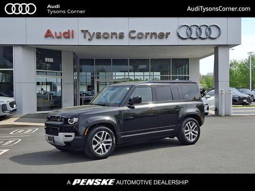 Santorini Black Metallic 2023 Land Rover Defender 110 S