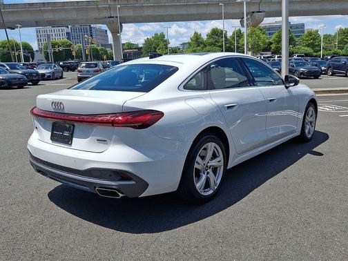 Glacier White Metallic 2025 Audi A5 Premium TFSI quattro S tronic