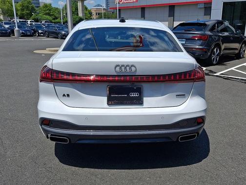 Glacier White Metallic 2025 Audi A5 Premium TFSI quattro S tronic