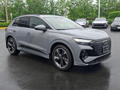 Pebble Gray 2024 Audi Q4 e-tron Premium Plus 55 quattro