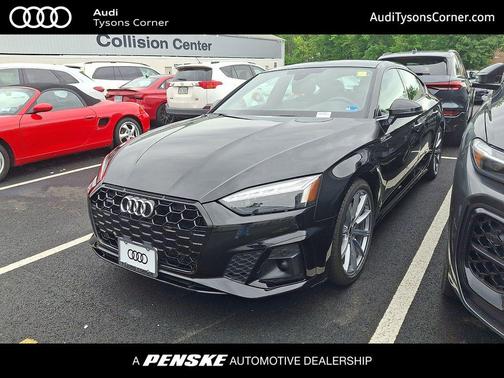 Mythos Black Metallic 2025 Audi A5 Sportback 45 S Line Premium