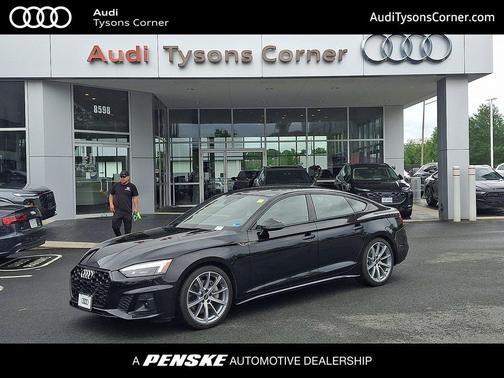 Mythos Black Metallic 2025 Audi A5 Sportback 45 S Line Premium