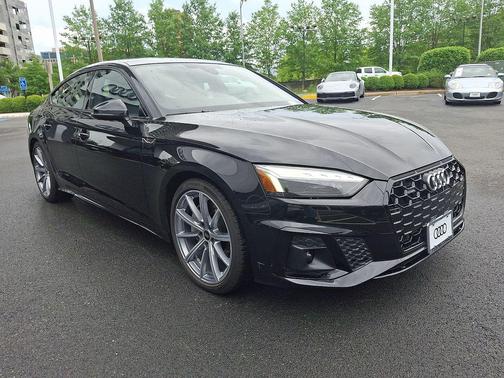 Mythos Black Metallic 2025 Audi A5 Sportback 45 S Line Premium