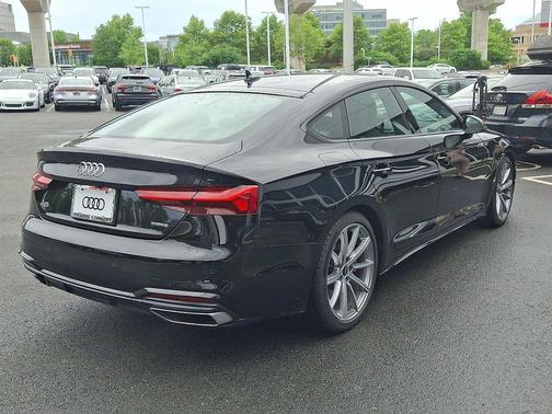 Mythos Black Metallic 2025 Audi A5 Sportback 45 S Line Premium