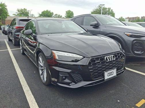 Mythos Black Metallic 2025 Audi A5 Sportback 45 S Line Premium