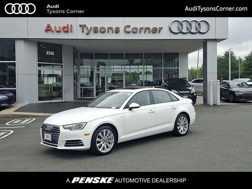 Ibis White 2017 Audi A4 2.0T Premium
