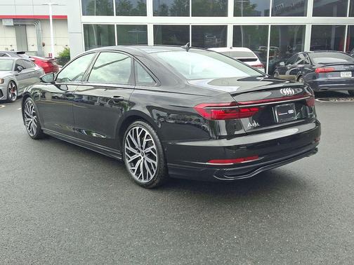 Mythos Black Metallic 2023 Audi A8 L 55 TFSI quattro Tiptronic