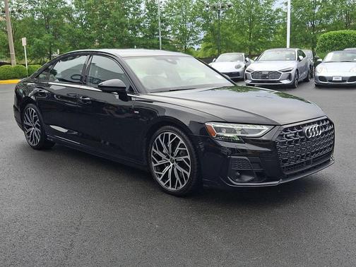 Mythos Black Metallic 2023 Audi A8 L 55 TFSI quattro Tiptronic
