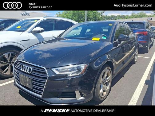 Brilliant Black 2018 Audi A3 2.0T Premium