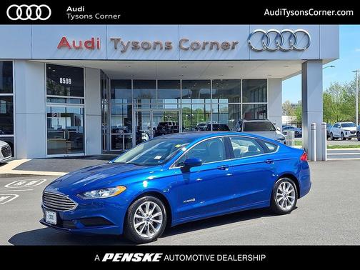Lightning Blue 2017 Ford Fusion Hybrid SE
