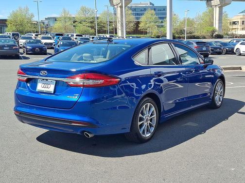 Lightning Blue 2017 Ford Fusion Hybrid SE