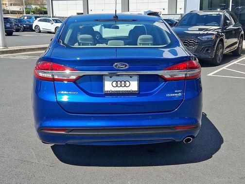 Lightning Blue 2017 Ford Fusion Hybrid SE