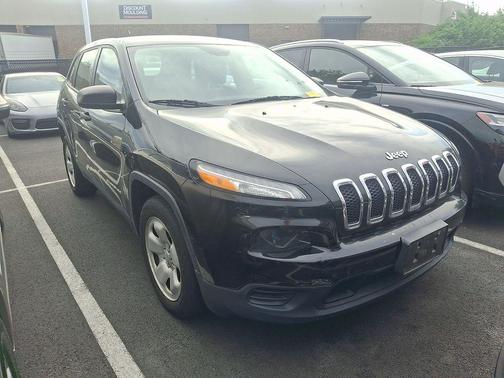 Brilliant Black Crystal Pearlcoat 2015 Jeep Cherokee Sport