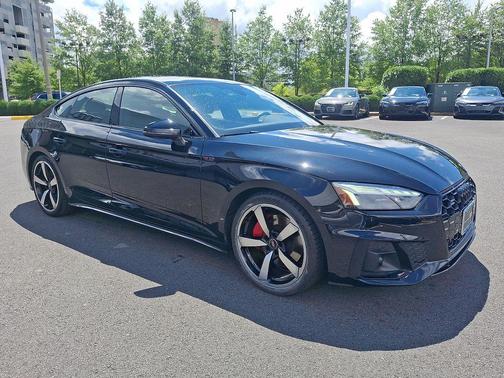 Mythos Black Metallic 2023 Audi A5 Sportback 45 S Line Premium Plus
