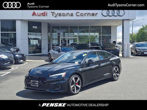Mythos Black Metallic 2023 Audi A5 Sportback 45 S Line Premium Plus