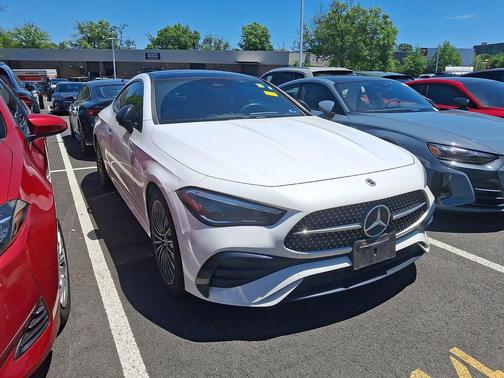 MANUFAKTUR Moonlight White Metallic 2024 Mercedes-Benz CLE 300 4MATIC Coupe