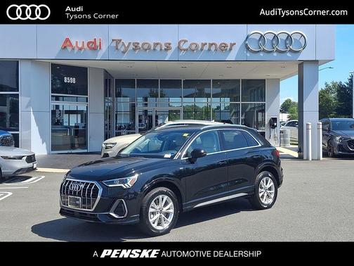 Mythos Black Metallic 2024 Audi Q3 45 S line Premium Plus