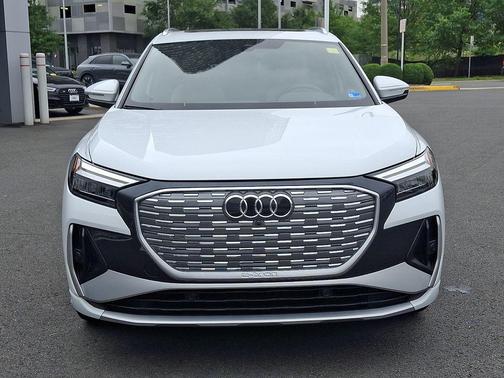 Glacier White 2024 Audi Q4 e-tron Premium 55 quattro