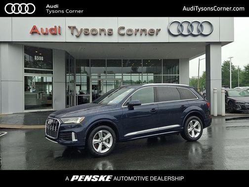 Waitomo Blue Metallic 2023 Audi Q7 45 Premium Plus