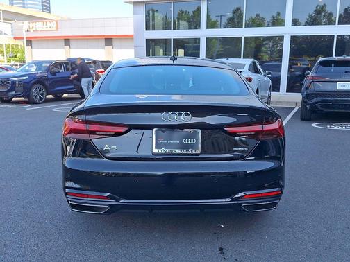 Mythos Black Metallic 2025 Audi A5 Sportback 45 S Line Premium
