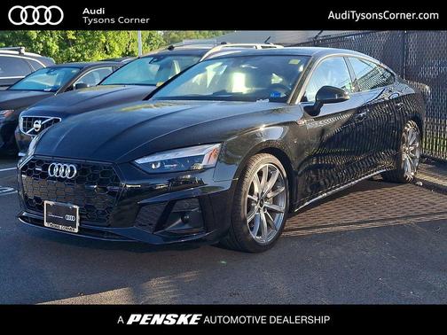 Mythos Black Metallic 2025 Audi A5 Sportback 45 S Line Premium