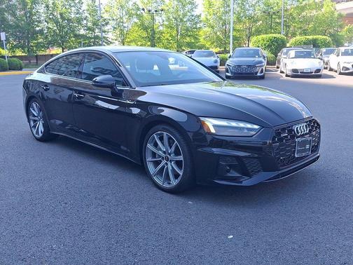 Mythos Black Metallic 2025 Audi A5 Sportback 45 S Line Premium