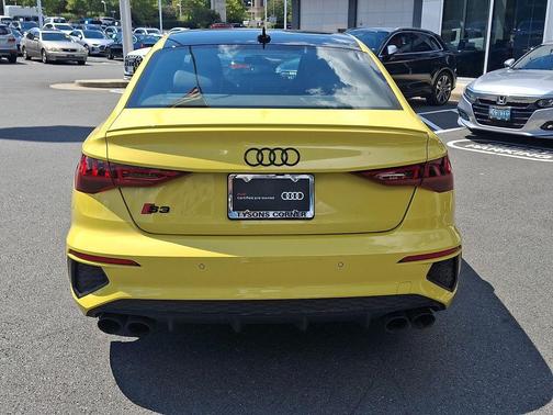 Python Yellow Metallic 2023 Audi S3 Prestige TFSI quattro S tronic