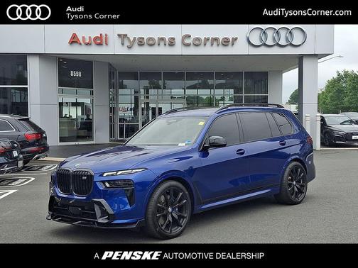 Marina Bay Blue Metallic 2023 BMW X7 M60i