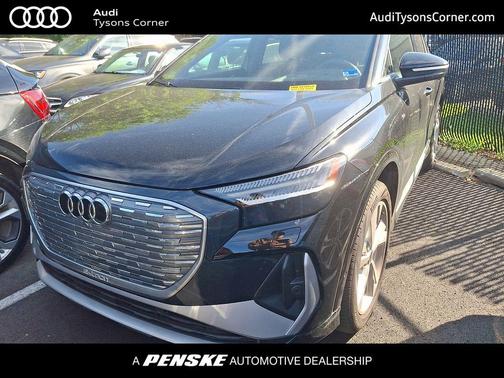 Mythos Black Metallic 2023 Audi Q4 e-tron Prestige 50 quattro