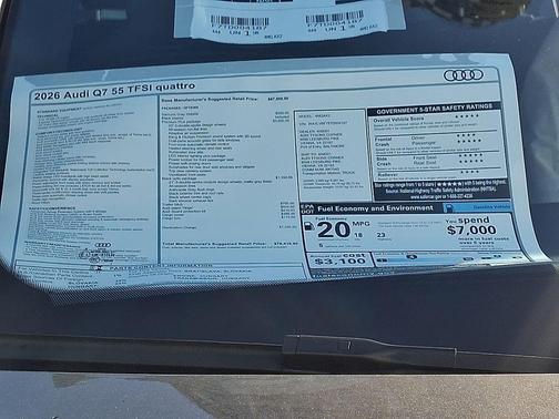 2026 Audi Q7 55 Premium Plus